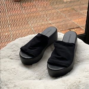Black Platform Sandals